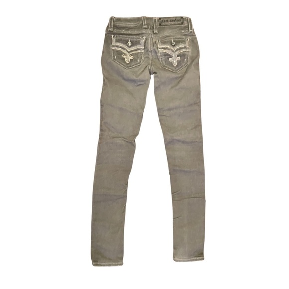 Rock Revival Women's Gray Skinny Denim Jeans - Picture 2 of 5